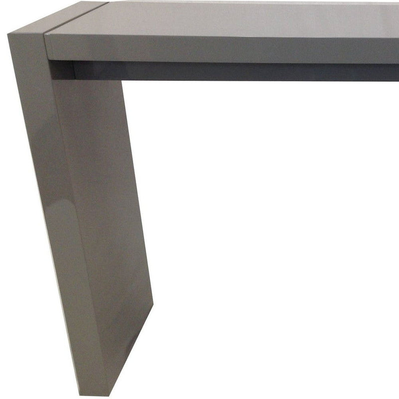 60" Recgular Wood Bar Table - Gray