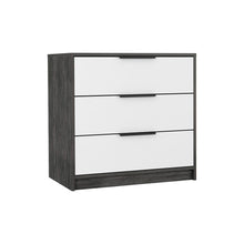 Load image into Gallery viewer, 28" Three Drawer Dresser - White And Gray
