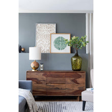 Load image into Gallery viewer, Hammered Table Vase - Olive Green
