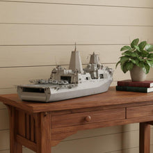 Load image into Gallery viewer, Hand Painted Model Boat (624270) - Gray
