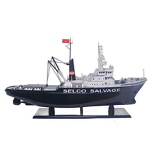 Load image into Gallery viewer, Hand Painted Model Boat (627521) - Black / White
