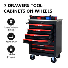 Load image into Gallery viewer, Drawer Multifunctional Tool Cart With Wheels For Garage
