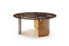 Load image into Gallery viewer, Glass Round Coffee Table - Bronze
