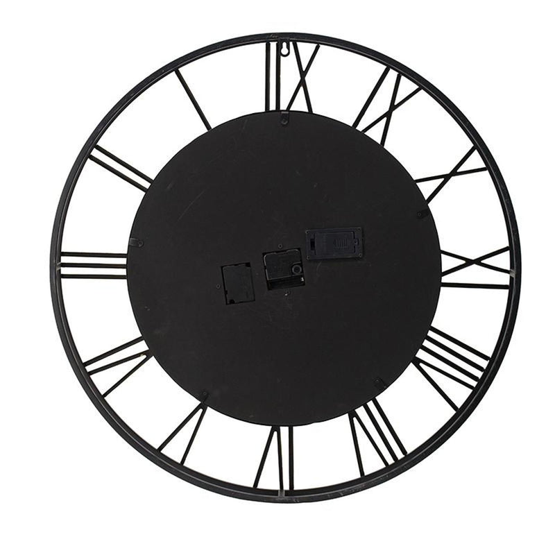 Circle Analog Exposed Gear Wall Clock (485980) - Copper