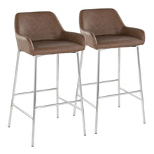Load image into Gallery viewer, Daniella - Contemporary Fixed Height Barstool (Set of 2)
