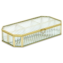 Load image into Gallery viewer, Hand Painted Decorative Box (718677) - Gold

