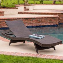 Load image into Gallery viewer, Kauai - Modern Style Pe Wicker Chaise Lounge - Brown Multi
