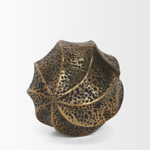 Load image into Gallery viewer, Sphere Tabletop Sculpture (729151) - Antiqued Gold
