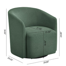 Load image into Gallery viewer, Ardena - Modern Swivel Barrel Chair
