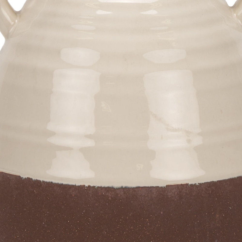 Amphora Table Vase (608356) - Brown / Cream