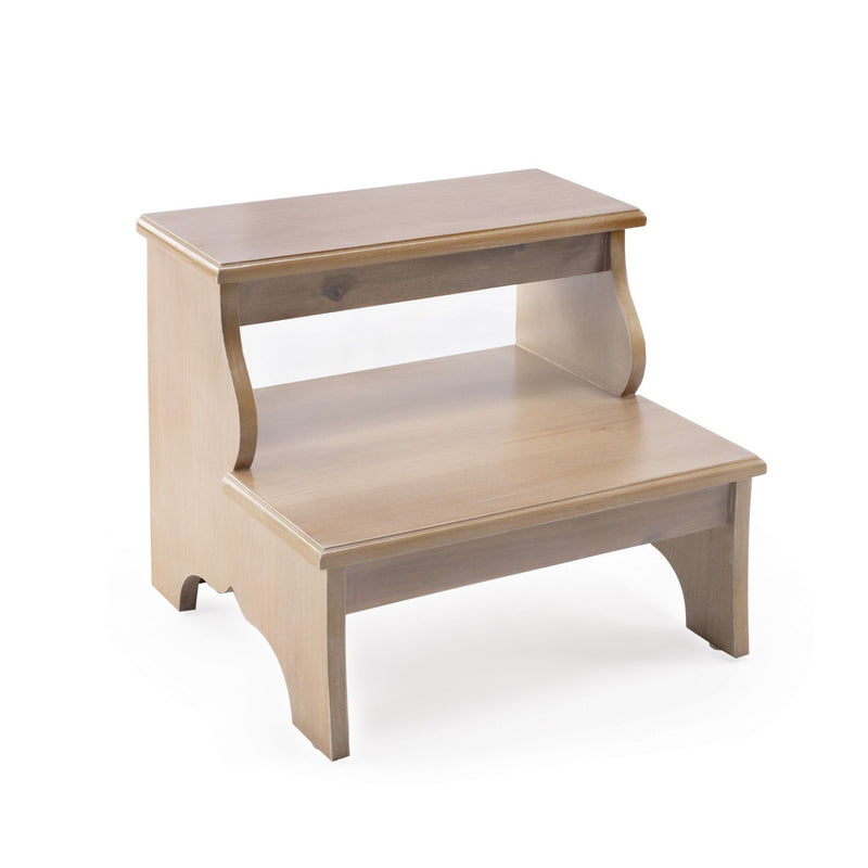 Manufactured Wood Backless Chair - Natural