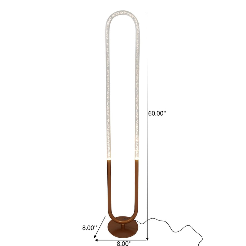 Zeon - LED Floor Lamp, 110 - 120V - Bronze