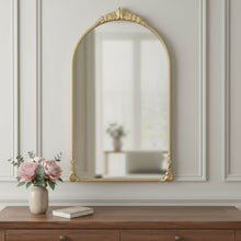 Load image into Gallery viewer, 34" Metal Arch Accent Mirror - Gold
