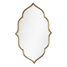 Load image into Gallery viewer, 32" Abstract Metal Framed Accent Mirror - Gold
