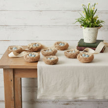 Load image into Gallery viewer, Decorative Birds Nests With Eggs Sculptures (Set of 8) - Brown / Brown
