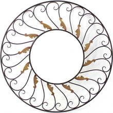 Load image into Gallery viewer, Round Accent Metal Mirror - Bronze

