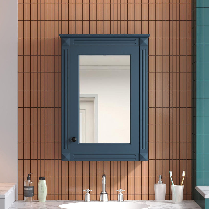 Wall Mounted Bathroom Storage Medicine Cabinet For Over Toilet With Mirror
