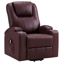 Load image into Gallery viewer, Macklin - Power Lift Massage Recliner With Heat And Dual Cupholders
