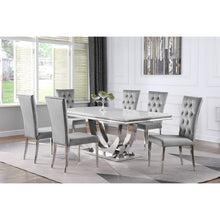 Load image into Gallery viewer, Kerw - 7 Piece Rectangular Dining Table Set - Gray
