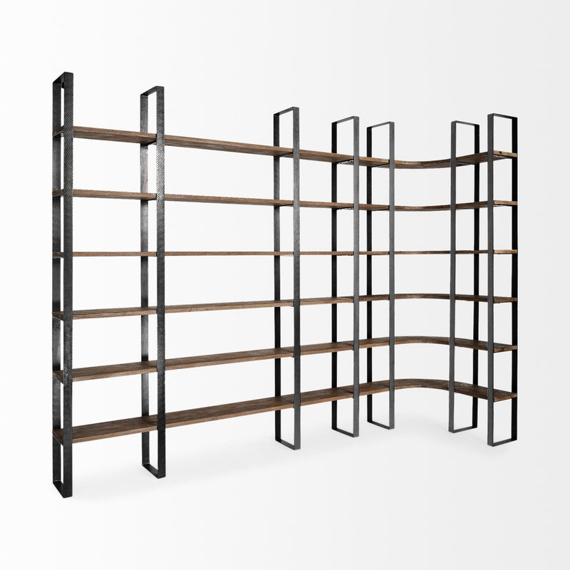 Six Tier Bookcase (392226) - Brown