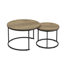 Load image into Gallery viewer, Round Nesting Coffee Table (Set of 2)
