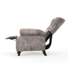 Load image into Gallery viewer, Accented Push Back Recliner Chair With Rolled Arms, Enjoy Cocooning Comfort
