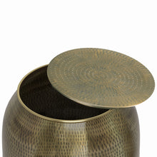 Load image into Gallery viewer, Griffen - Handcrafted Metal Storage Accent Table
