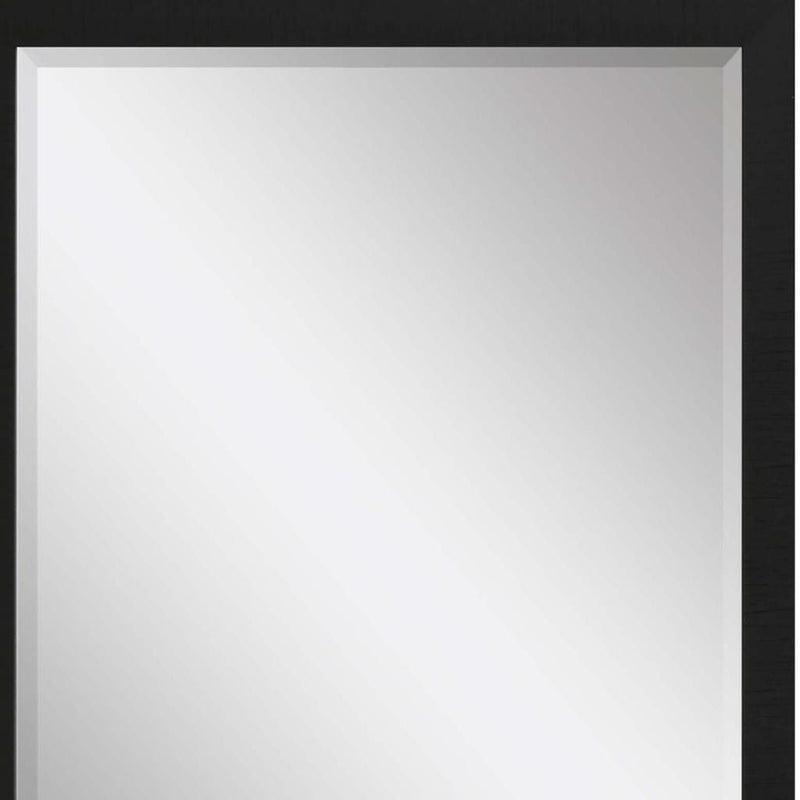 39" Framed Accent Mirror - Black