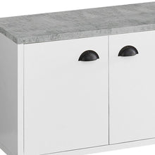 Load image into Gallery viewer, Cabinet Enclosed, Storage TV Stand - White
