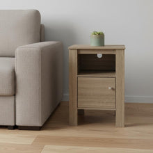 Load image into Gallery viewer, Wood End Table With Shelf - Deep Taupe
