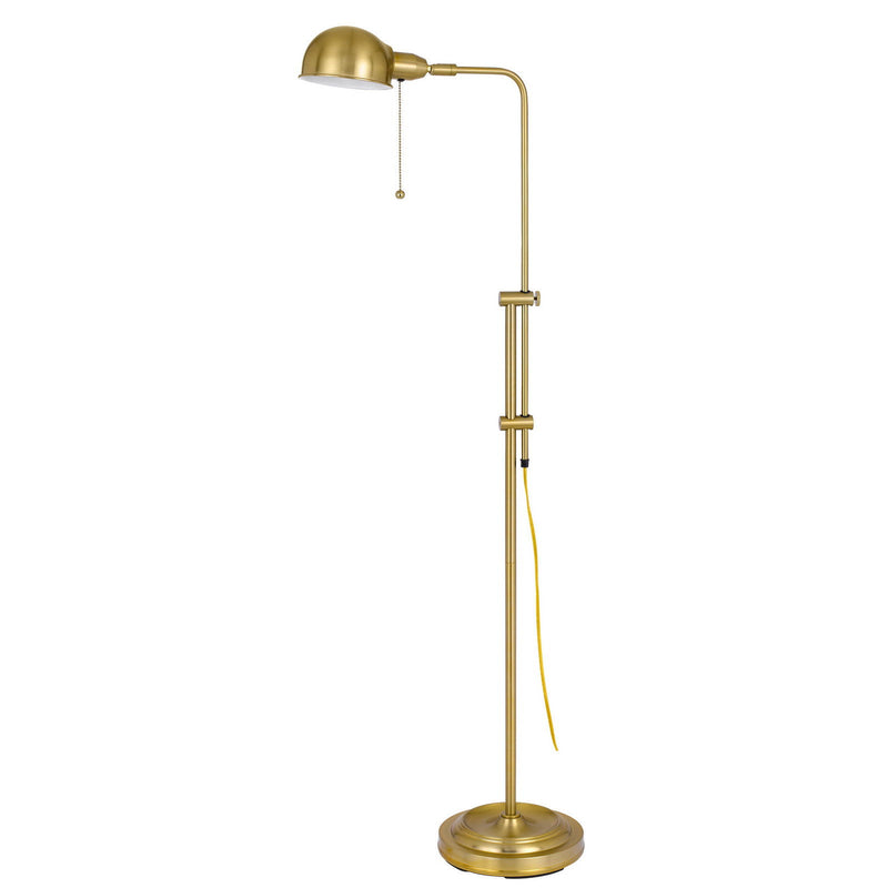Adjustable Floor Lamp With Bronze Dome Shade - Brass