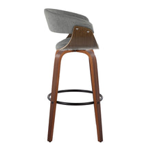 Load image into Gallery viewer, Vintage Mod - Mid Century Modern Fixed Height Barstool With Swivel &amp; Round Footrest (Set of 2)
