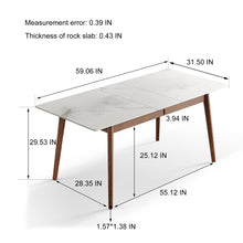 Load image into Gallery viewer, Round Corner Diagonal Leg Telescopic Table For 6 - 8 People To Meet Dining Table

