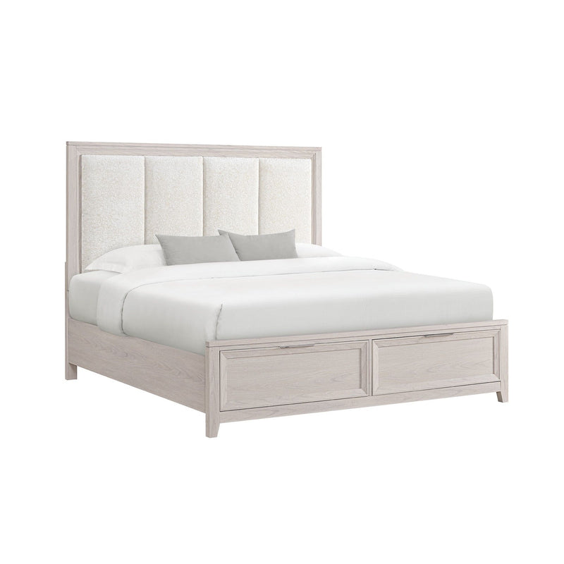Melissa - 5 Piece Storage Bedroom Set With Padded Headboard