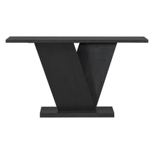 Load image into Gallery viewer, Console Table With V Shape Base, Sculptural Entryway Accent

