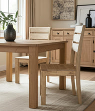 Load image into Gallery viewer, Solid Wood Ladder Back Dining Side Chairs (Set of 2) - Natural
