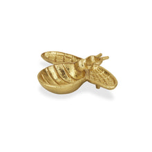 Load image into Gallery viewer, 8" Bumble Bee Cast Iron Vanity Tray - Gold

