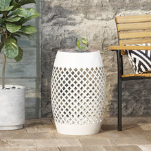 Load image into Gallery viewer, Roswell - Outdoor Side Table With Mosaic Tile Top
