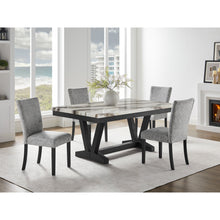 Load image into Gallery viewer, Panda Oceanic - Dining Table And Chairs Set - Black
