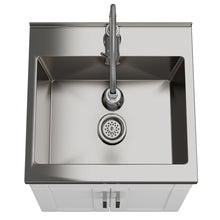 Load image into Gallery viewer, Hennessy - Deluxe Laundry Cabinet With Faucet And Stainless Steel Sink
