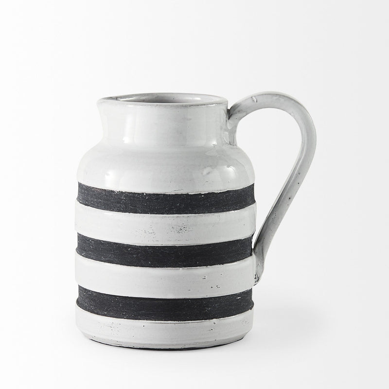 Cylinder Urns Jars (392202) - Blue / White