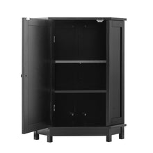 Load image into Gallery viewer, Bathroom Cabinet Triangle Corner Storage Cabinet With Adjustable Shelf Modern Style
