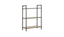 Load image into Gallery viewer, Antique Sandy Three Tier Standard Bookcase - Oak / Sand / Gray
