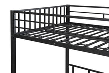 Load image into Gallery viewer, Metal Triple Twin Bunk Bed/ Can Be Separated into 3 Twin Beds/ Sturdy Metal/ Noise Reduced/ Bunk Bed for Three/ Safety Guardrail/ CPC Certified/ No Box Spring Needed
