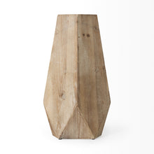 Load image into Gallery viewer, Geometric Cylinder Table Vase - Natural
