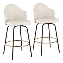 Load image into Gallery viewer, Ahoy - Contemporary Fixed Height Counter Stool Round Footrest (Set of 2)

