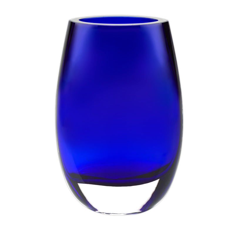 Oval Free Table Vase (375846) - Cobalt / Cobalt