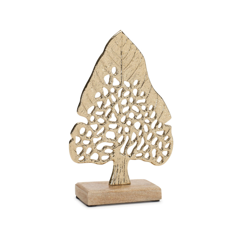 Tabletop Sculpture (Set of 2) (592981) - Gold