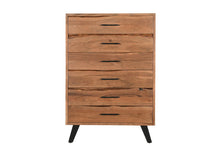 Load image into Gallery viewer, 36" Live Edge Solid Wood Five Drawer Dresser - Natural

