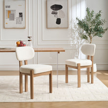 Load image into Gallery viewer, Dining Chairs With Ergonomic Backrest And Adjustable Feet (Set of 2)
